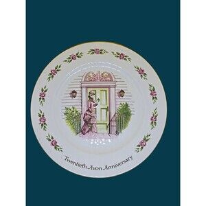 Twentieth Avon Anniversary  Collector Plate The First Avon Lady